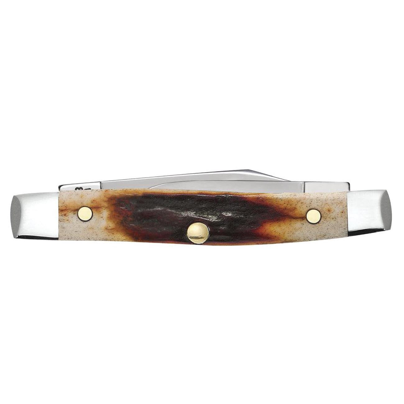 Case WR XX Pocket Knife Red Stag Small Pen Item #9581 - (R5233 SS) - Length Closed: 2 5/8 Inches