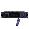Studio Z SPA-3000BT 3000 Watt Hybrid Receiver and 2 Channel Amplifier with AM/FM Radio Stereo for Home Digital Studio Audio Music Sound System