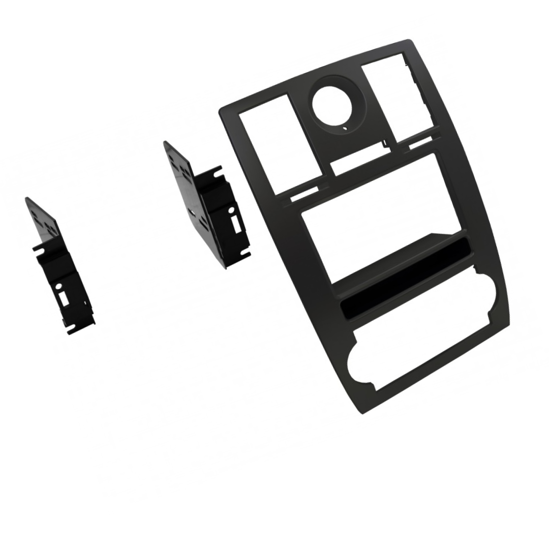 American International CDK637B Double DIN Dash Installation Kit for 2005–2007 Chrysler 300 – Satin Black