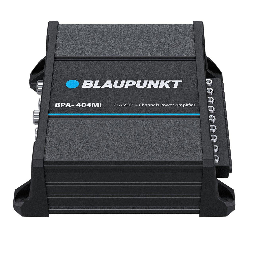 Blaupunkt BPA404MI Micro 4-Channel Car Amplifier – 420W RMS / 1000W Max, Compact High-Performance Amp