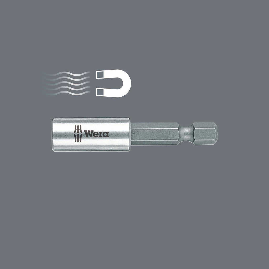 Wera - 5073401001 Hexagon 893/4/1 K SB Quick-Release Chuck, Universal Bit Holder 1/4"