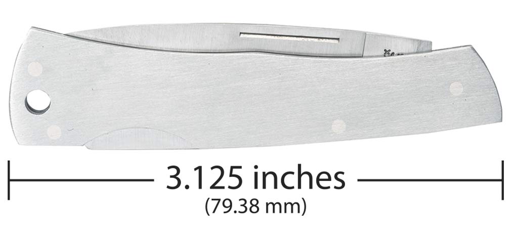 Case Executive Silver Stainless Steel 3.13 in. Pocket Knife