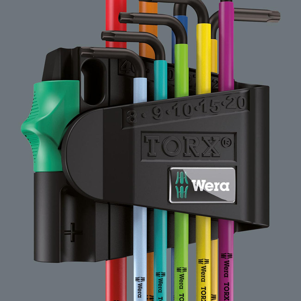 Wera Tools 967 SPKL/9 TX BO L-KEY SET FOR TAMPER-PROOF TORX SCREWS