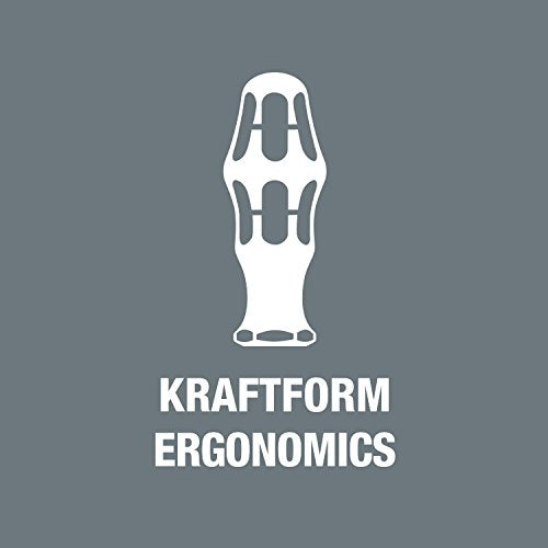 Wera 05074734001 Kraftform ESD 7446 Hexagon Torque Screwdriver, 1/4" Head, 11.0-29.0"/lbs Variable Torque AdjustmentRange