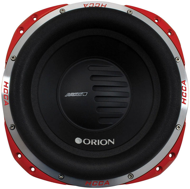 Orion HCCA124 12" Competition Subwoofer – 2500W RMS / 10,000W Max, Dual 4-Ohm Voice Coils