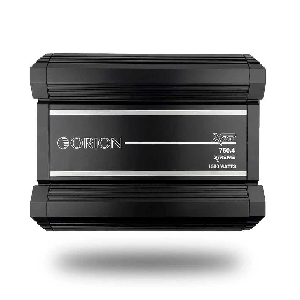 Orion XTR750.4 High Power Class A/B 4-Channel Amplifier, 750W RMS, 2/4 Ohm Stable, HP/LP Crossover, Bass Boost, MOSFET, Bass Knob, Made in Korea
