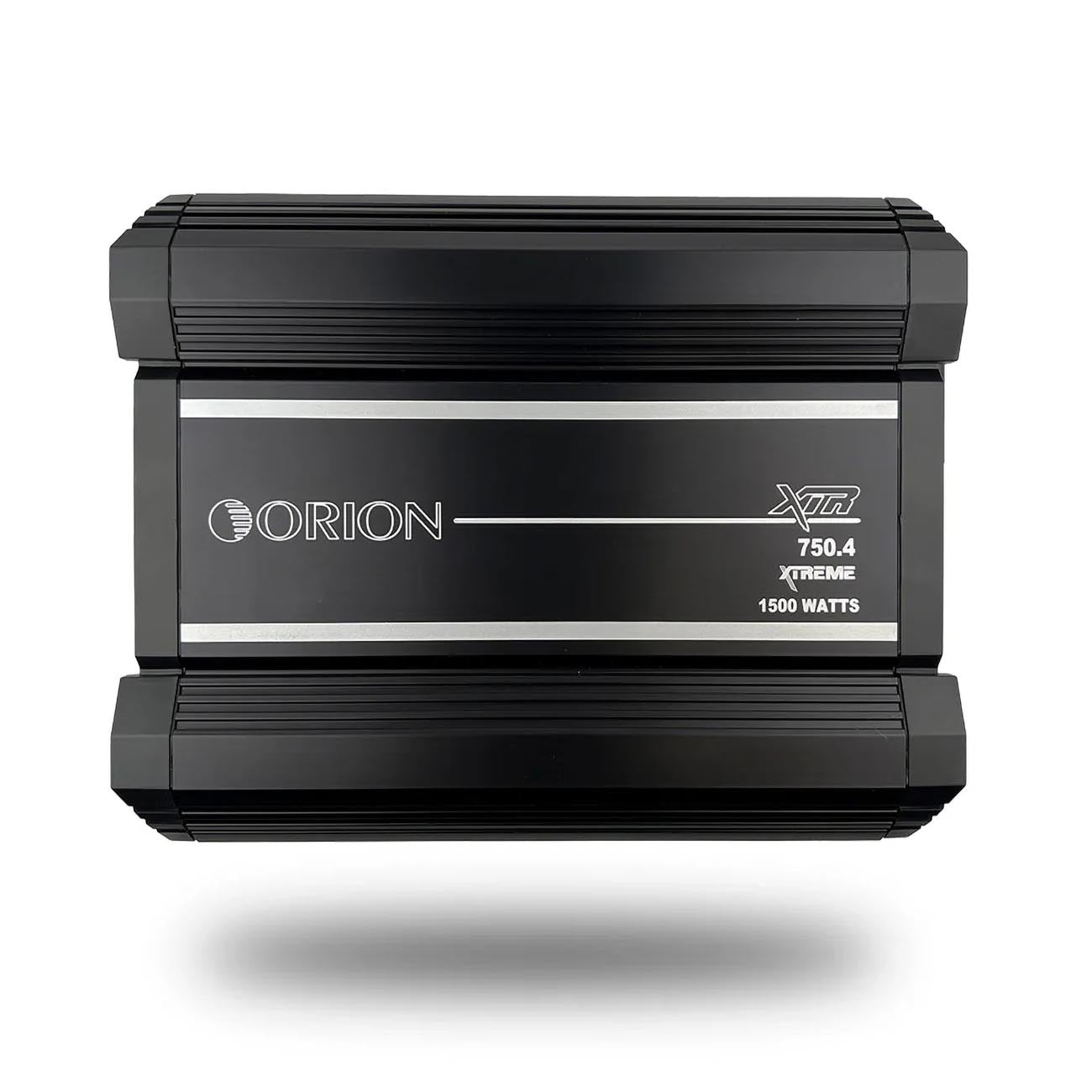 Orion XTR750.4 High Power Class A/B 4-Channel Amplifier, 750W RMS, 2/4 Ohm Stable, HP/LP Crossover, Bass Boost, MOSFET, Bass Knob, Made in Korea