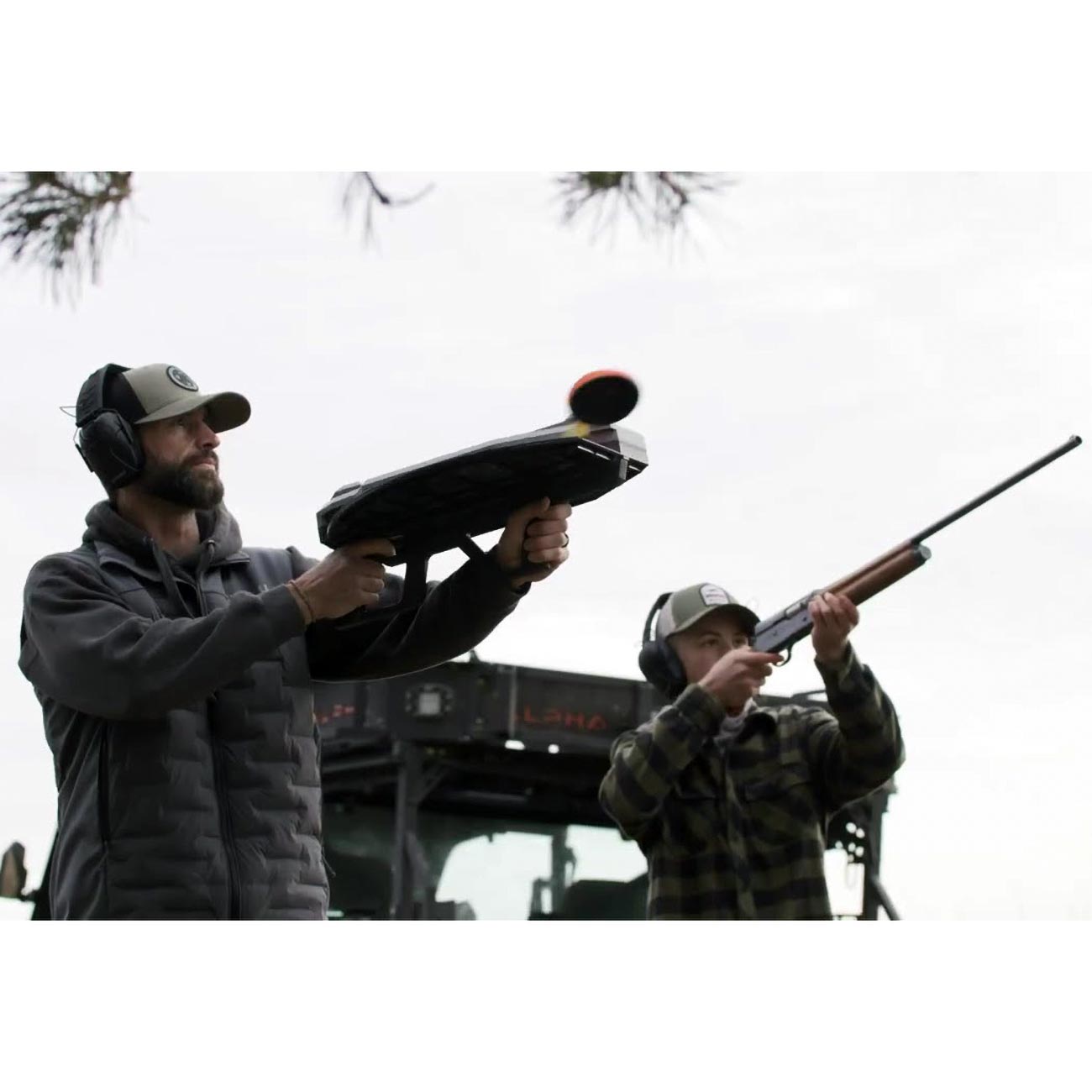 Caldwell Claymore Pull-pup with Handheld Design, Dual Grip Safeties, and Adjustable Spring Tension for Clay Shooting, Shooting Sports, Hunting