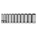 Williams WSSD-11RC 11-Piece 1/2-Inch Drive Deep 12 Point Socket Set