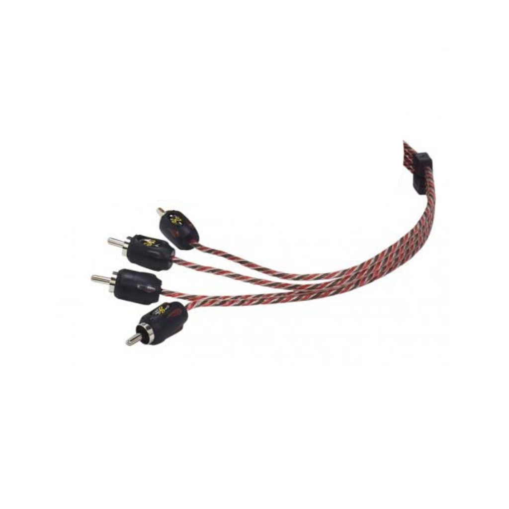 Stinger SI4417 17-Foot 4000 Series Professional 4 Channel RCA Interconnects,BLACK