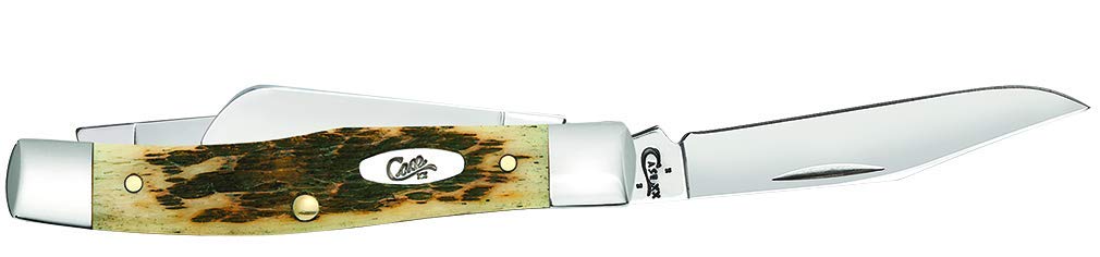 Case Knives Medium Stockman Folding Pocket Knife CASE079 – 3-Blade Stainless Steel, Traditional Slip Joint