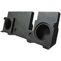 QPower QBOMB Dual 10” Vented Subwoofer Enclosure for 2004–2008 Ford F-150 SuperCrew Cab – Custom Ported Truck Sub Box, MDF Bedliner Finish (QBFORD04210)