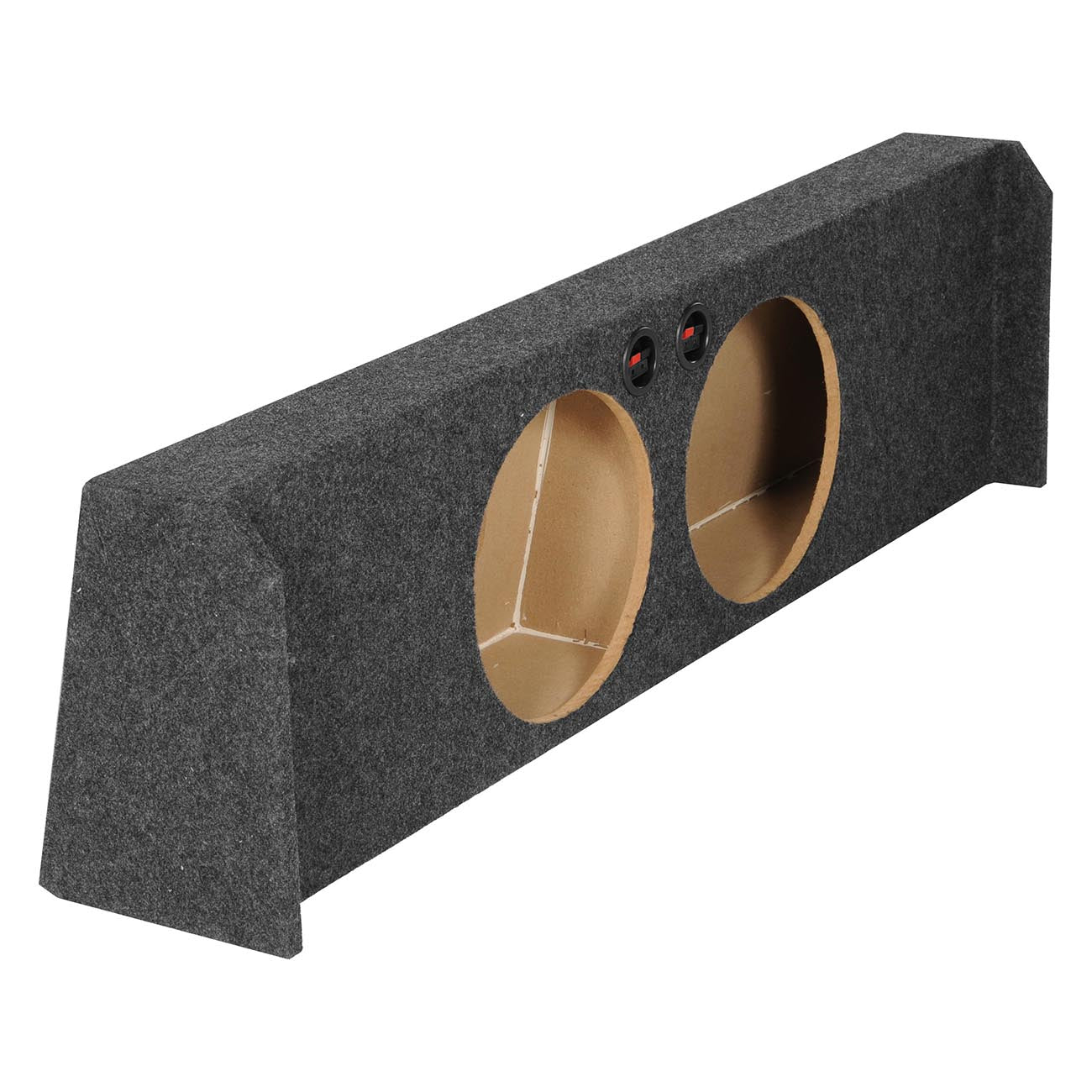 QPower BQFORD122009DF Dual 12" Sealed Subwoofer Enclosure for 2009–2024 Ford F-150 Super Crew & 2017–2024 F-250/350 Super Duty
