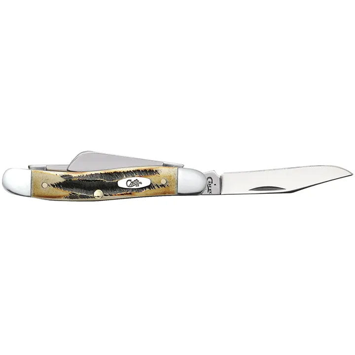 Case WR XX Pocket Knife 6.5 Bonestag Medium Stockman Item #3578 - (6.5318 SS) - Length Closed: 3 5/8 Inches