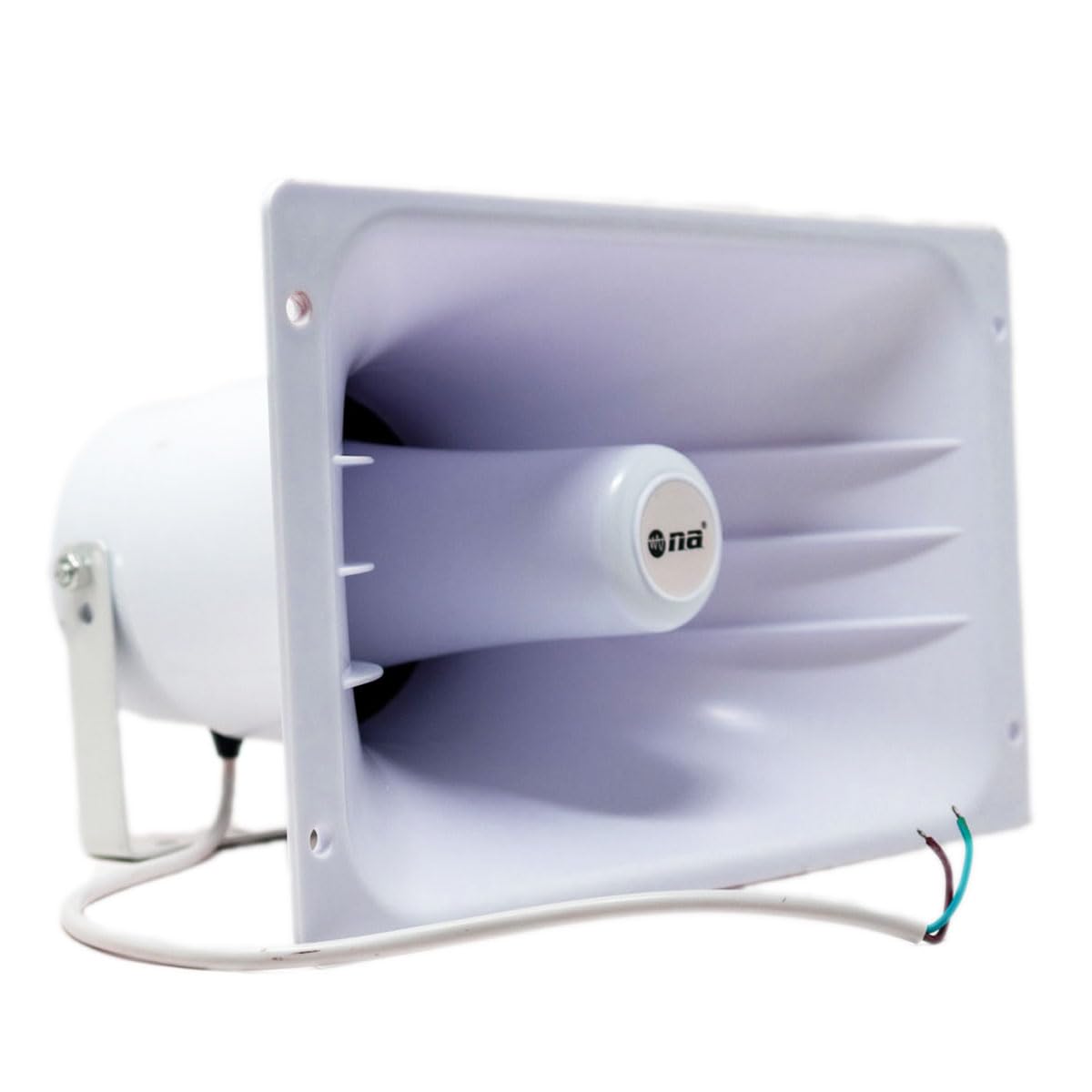 Nippon America TC-45 Power Horn 80 Watts PA Speaker, White 11" x 6.6"