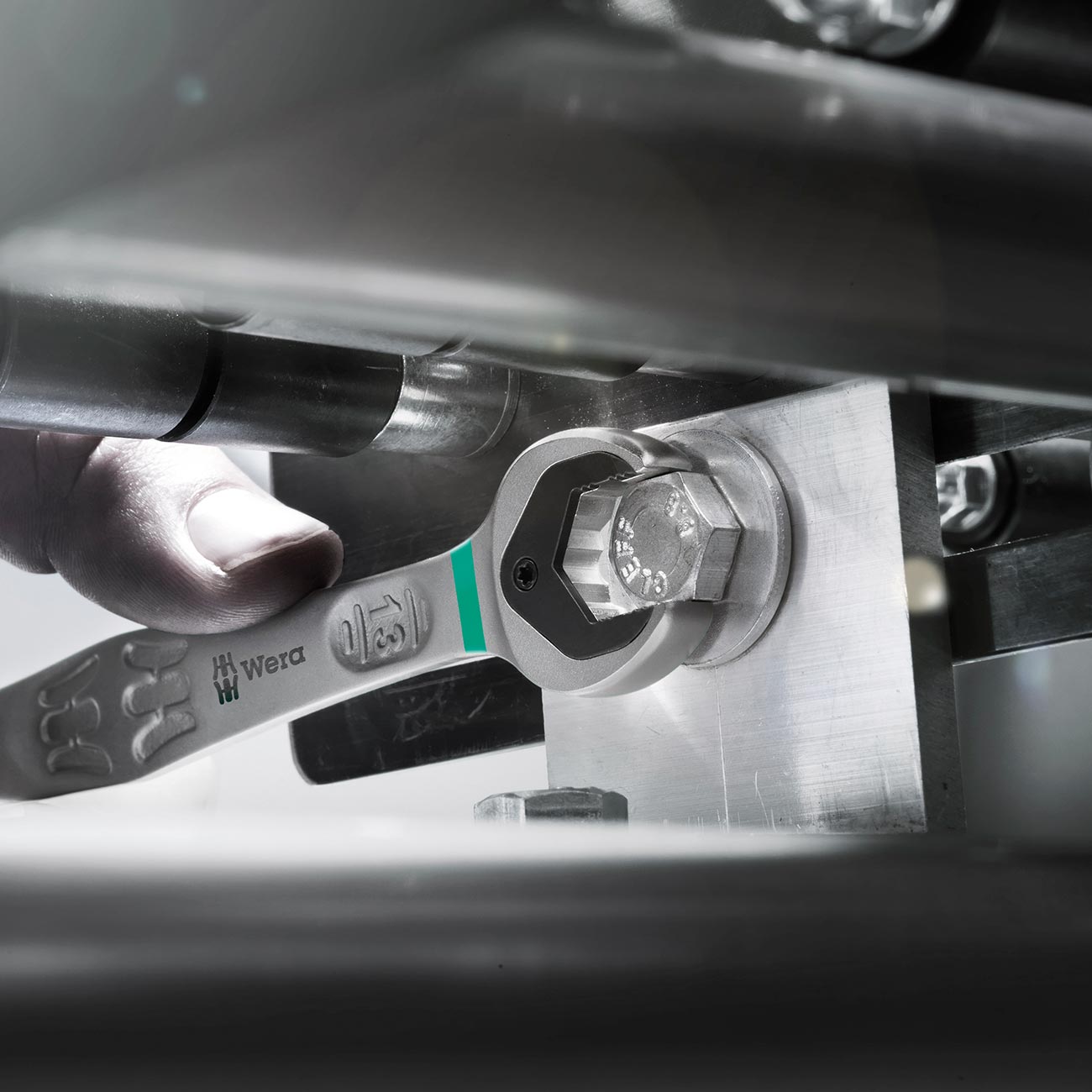 Wera SAE Ratcheting Combination Wrench – 3/8″ 05073281001