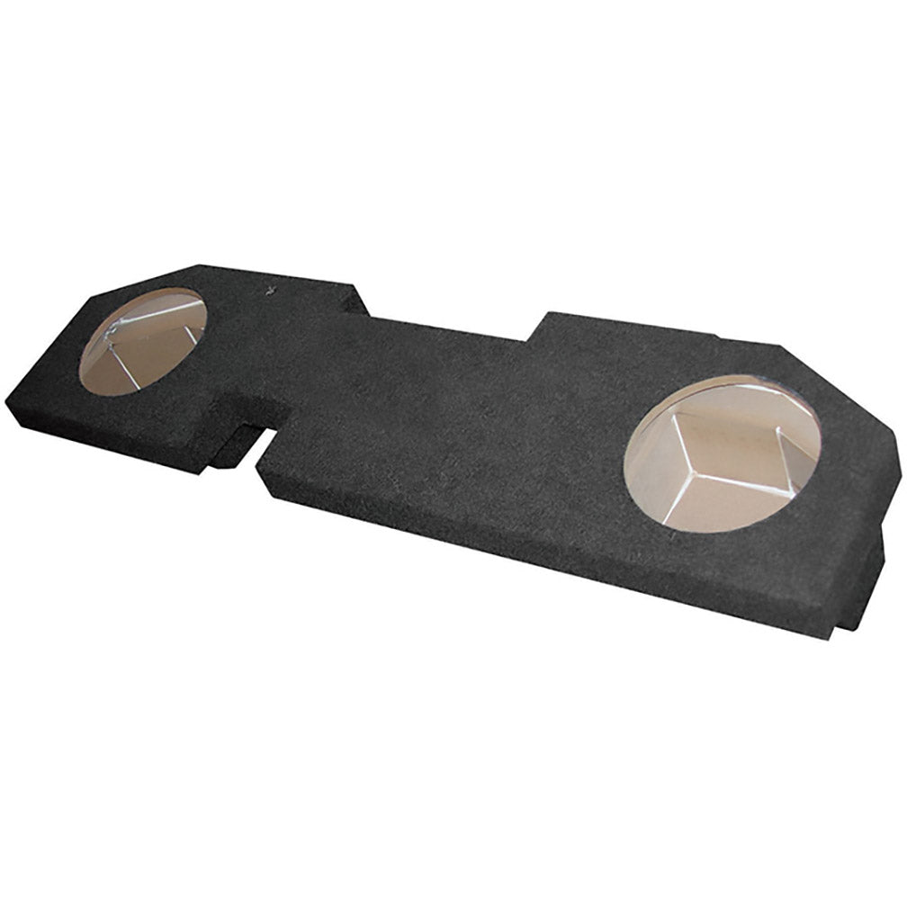 Q Power DODGE12 4DOOR Dual 12" Subwoofer Enclosure for 2002-Newer Dodge Ram Quad Cab Trucks