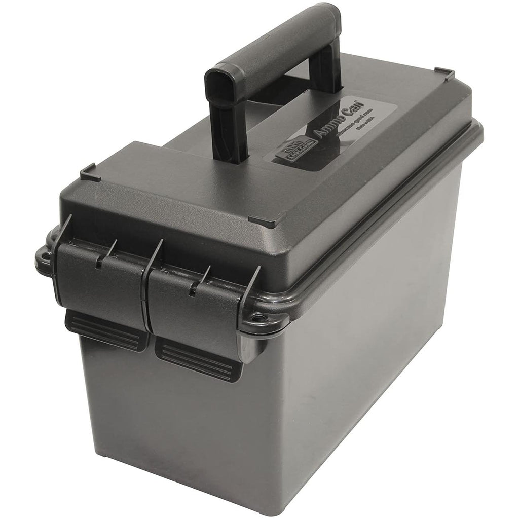 MTM AC50C-40 Ammo Can, 50-Caliber, Heavy-Duty Dual Latching System, Rugged Polypropylene Plastic, O-Ring Seal System, Water Resistant, Bulk Ammo Storage, USA Made, Black