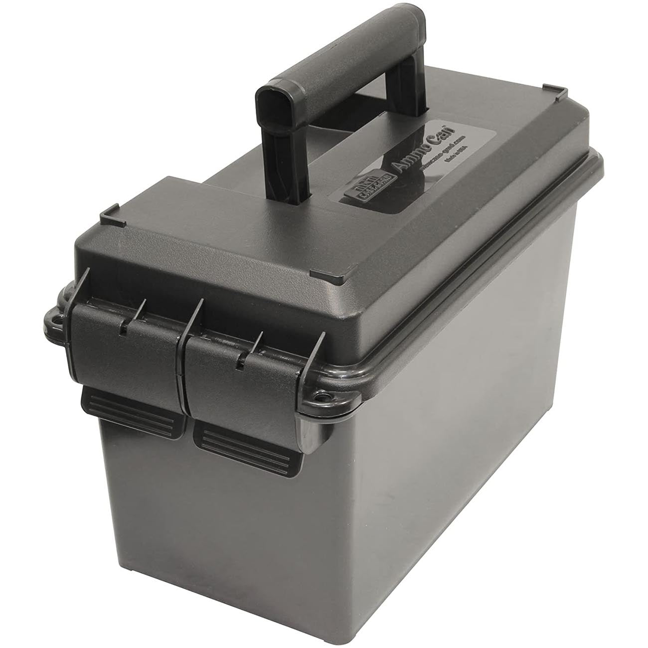 MTM AC50C-40 Ammo Can, 50-Caliber, Heavy-Duty Dual Latching System, Rugged Polypropylene Plastic, O-Ring Seal System, Water Resistant, Bulk Ammo Storage, USA Made, Black