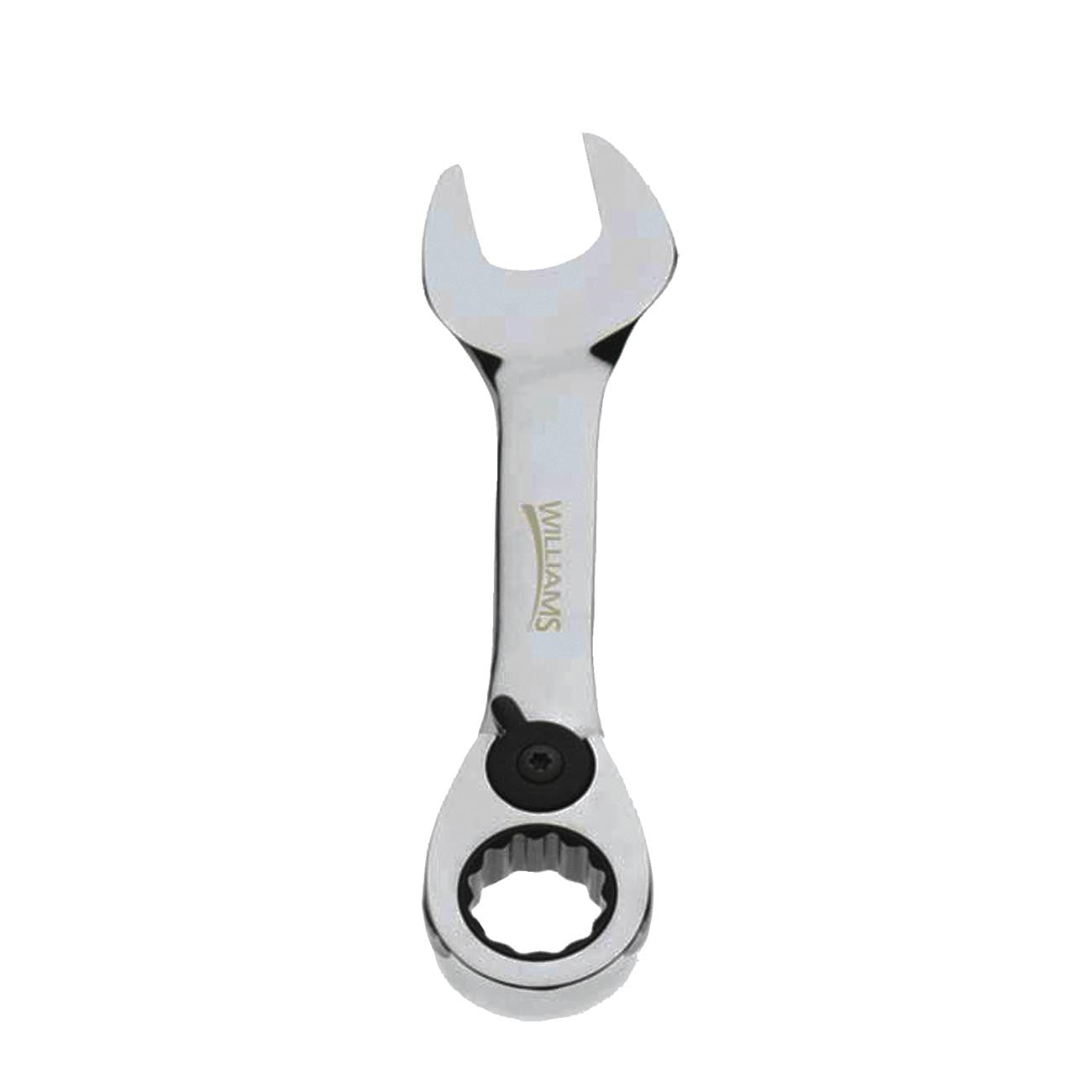 Williams 1210MRCS 10mm Stubby Reversible Ratcheting Comb Wrench, 12 Point