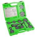 OEMTOOLS 27111 Disc Brake Tool Set, Front and Rear Brake Piston Tool, 11 Adapters Included for Use with Most Cars, Forces or Rotates Pistons into Calipers
