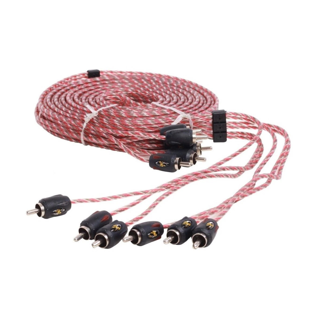 Stinger SI4617 17-Foot 4000 Series Professional 6 Channel RCA Interconnects