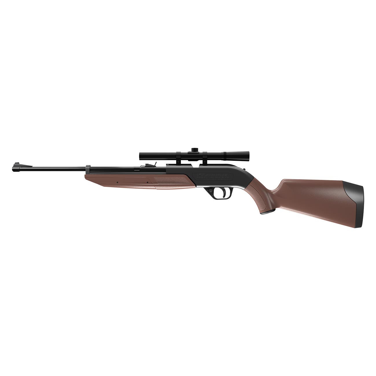 Crosman 760BKT Pump Master .177-Caliber Pellet/BB Air Rifle Kit,Brown