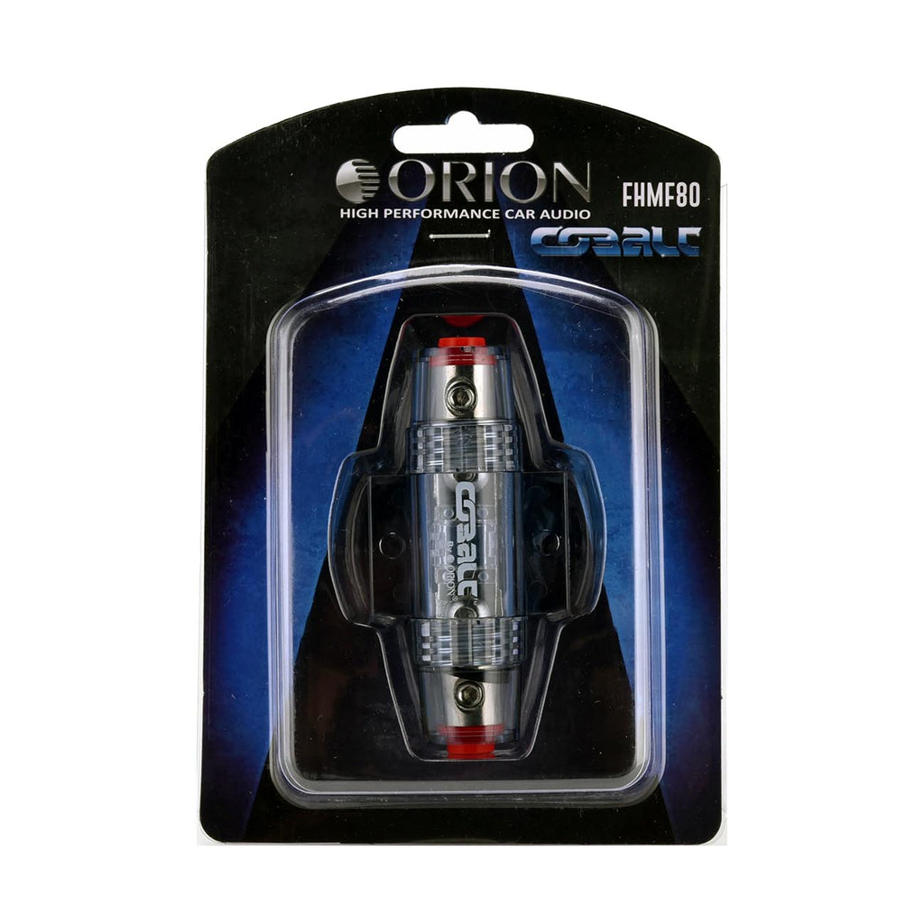 Orion Cobalt FHMF80 4/8 Gauge in-Line Mini ANL Fuse Holder W/ 80 Amp Fuse for Car Audio Amplifier | Auto Parts, Automotive, Marine, Industrial, Compressor (80A Fuse Included)