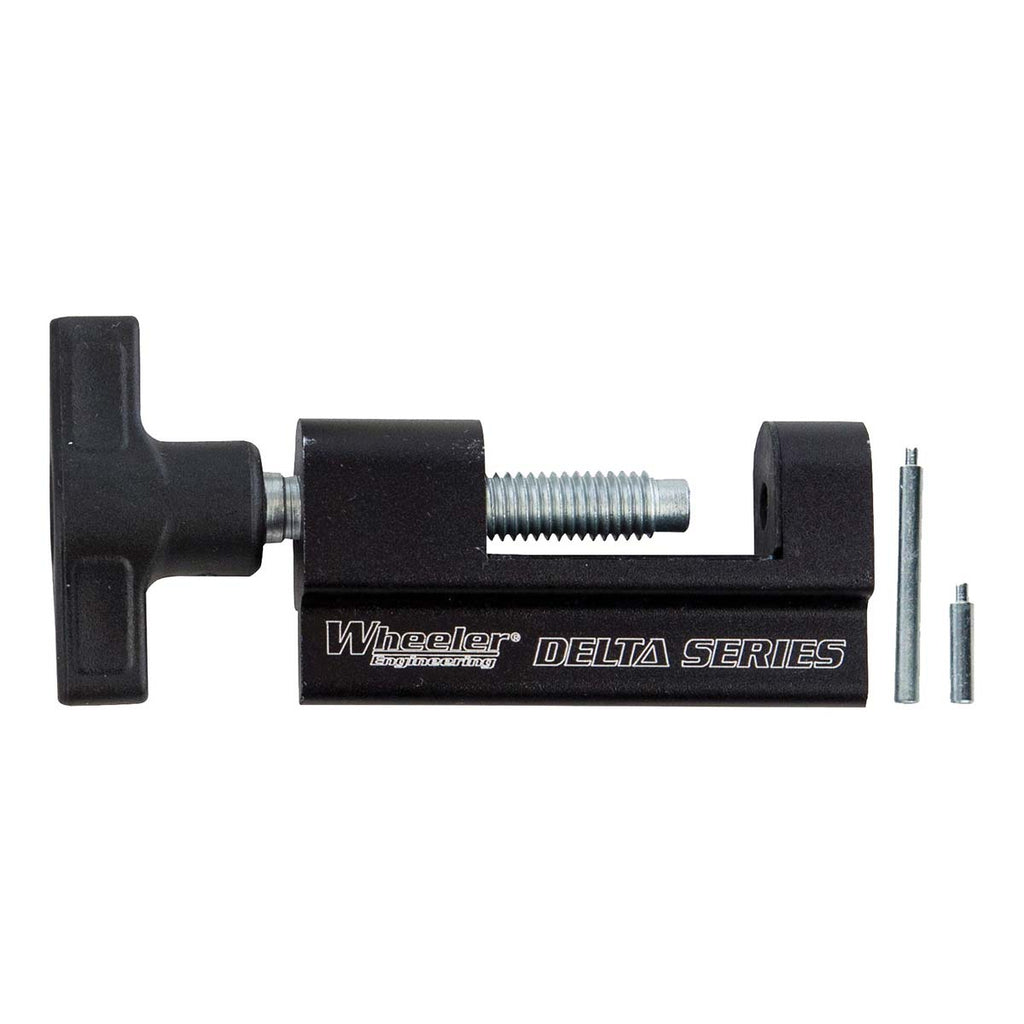 Wheeler Engineering Trigger Guard Install Tool for Installing and Changing Trigger Guards While Gunsmithing, black, silver