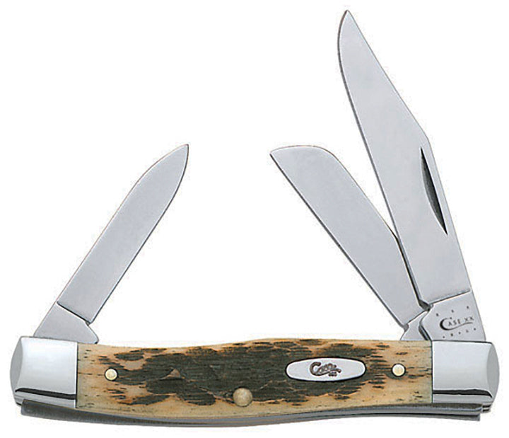 Case Knives Medium Stockman Folding Pocket Knife CASE079 – 3-Blade Stainless Steel, Traditional Slip Joint