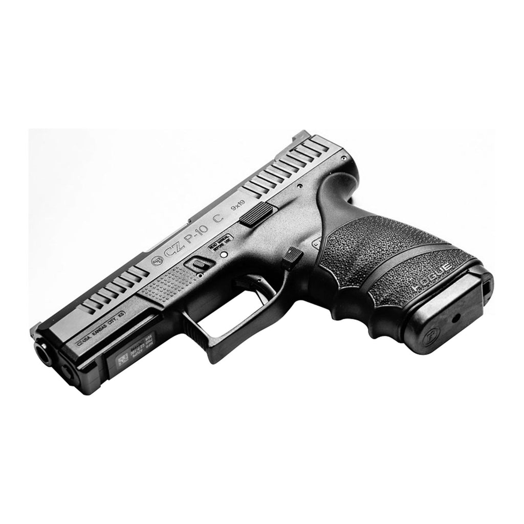 Hogue HandAll Beavertail Rubber Grip Sleeve for CZ P-10 Compact, Black - 17810