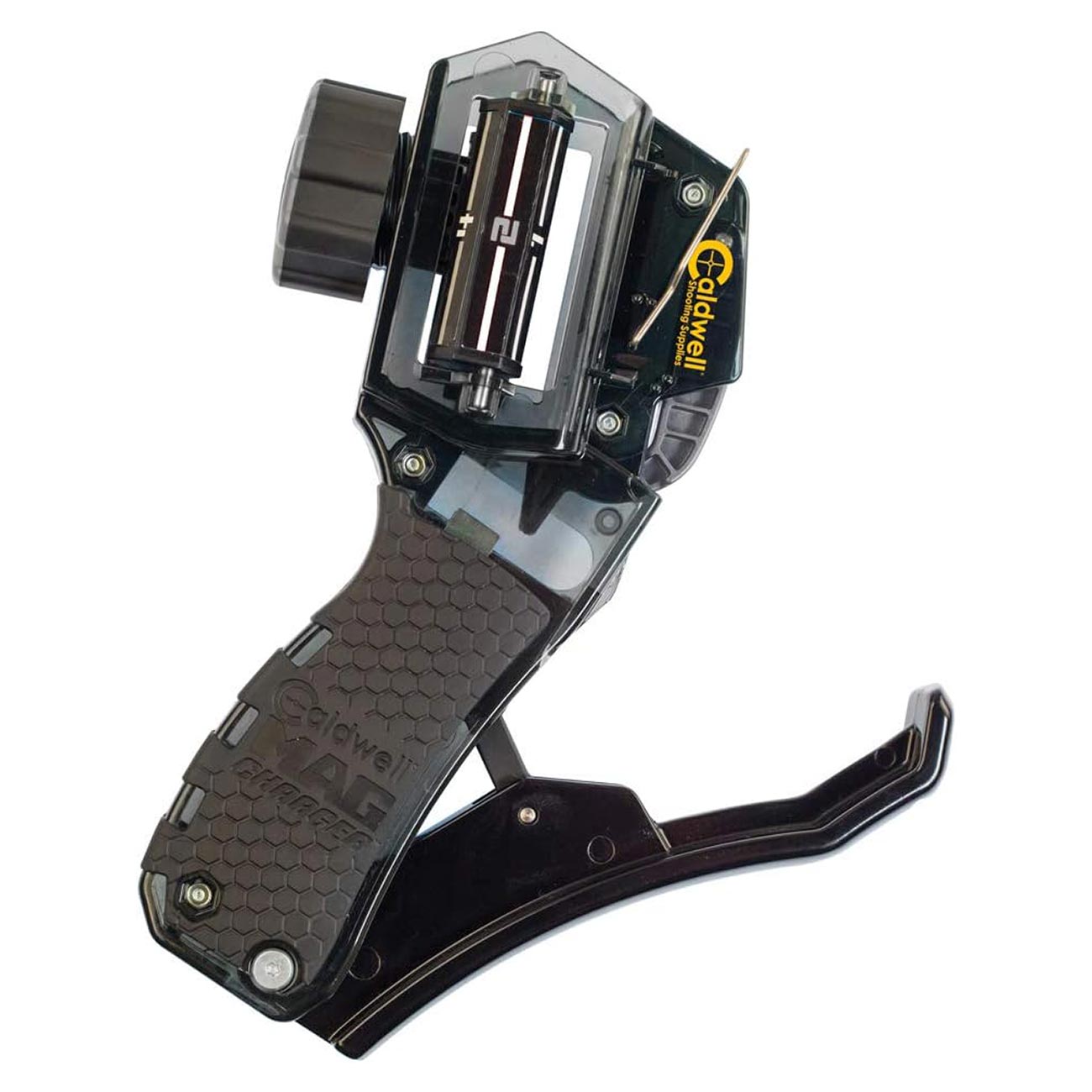 Caldwell Universal Pistol Loader with Adjustable Magazine Setting and Multi-Caliber Operation for Easy Loading Single and Double Stack Magazines for Target Shooting, Competition, and Range