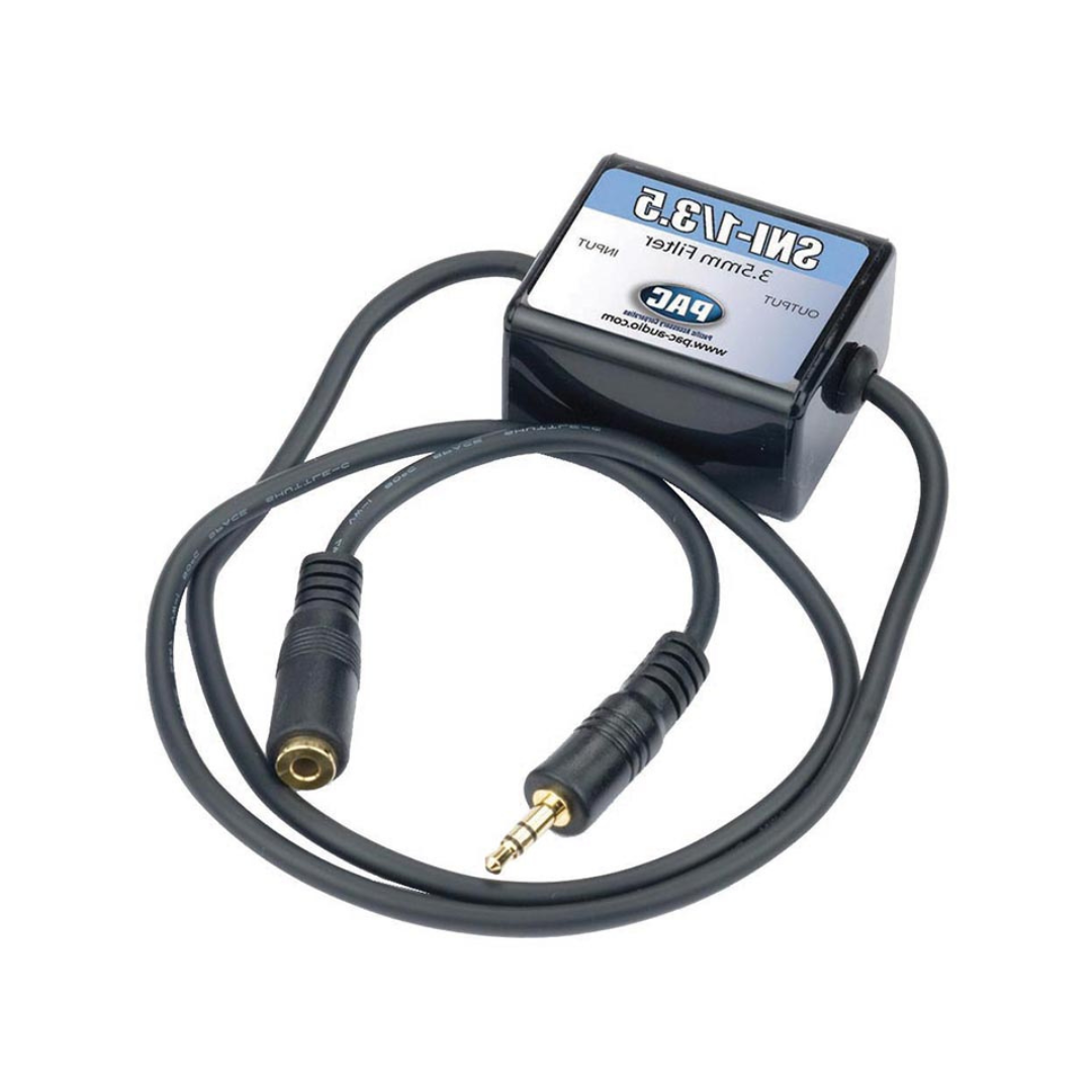 PAC Noise Filter for 3.5 Aux. between audio source & radio