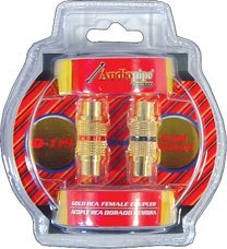 Audiopipe Q119 Rca Coupler Female Audiopipe Pair