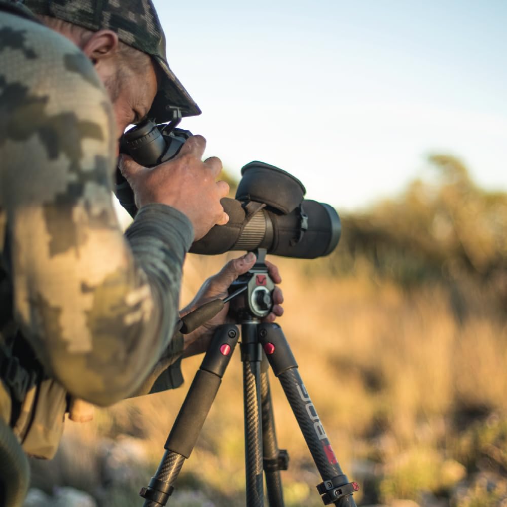 BOG DeathGrip Ultralite and Great Divide Head Combo with Durable Aluminum and Magnesium Construction, Universal Gun Rest, Quick Adjustment, and Ultra-Smooth Movement for Hunting, Shooting, and Outdoor