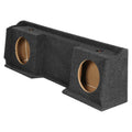 QPower BQGMC12DF Dual 12″ Sealed Empty Woofer Enclosure – Under‑Seat Down‑Firing Sub Box for 1999–2006 GMC & Chevy Extended Cab Trucks