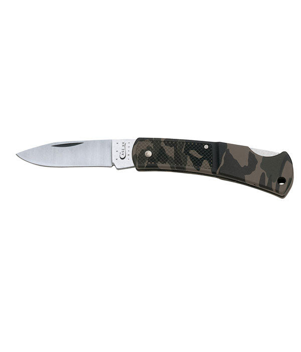Case WR XX Pocket Knife Caliber Small Camo Lockback Item #662 - (Lt1225 L SS) - Length Closed: 3 Inches