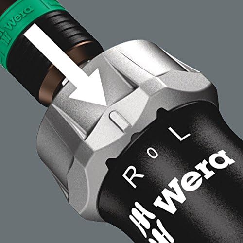 WERA - 5051040001 Kraftform Kompakt 60 Ra Ratchet Screwdriver & Long PZ, Ph, TX, Hex Bits, 051040