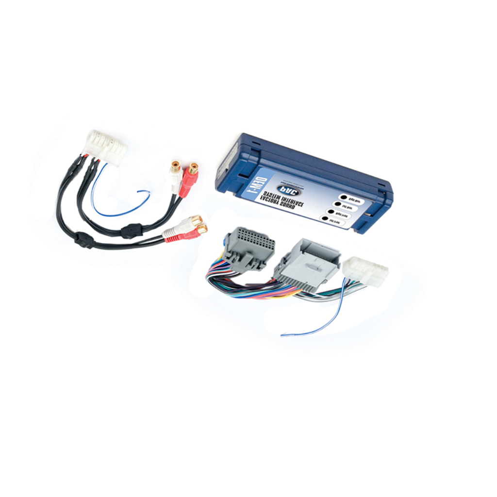 PAC AOEM-GM24 Amplifier Interface for 2000-2013 GM Vehicles with Bose – 4-Channel RCA Add-On Amp Integration