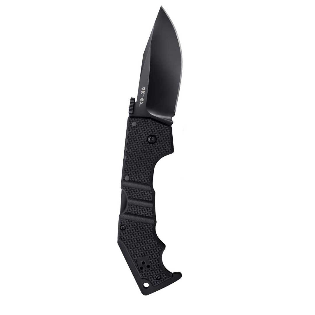 Cold Steel AK-47 3.5" S35VN Razor-Sharp Clip Point Blade 5.5" G-10 Handle Tactical Folding Knife w/Tri-Ad Lock, Ambidextrous Pocket/Belt Clip