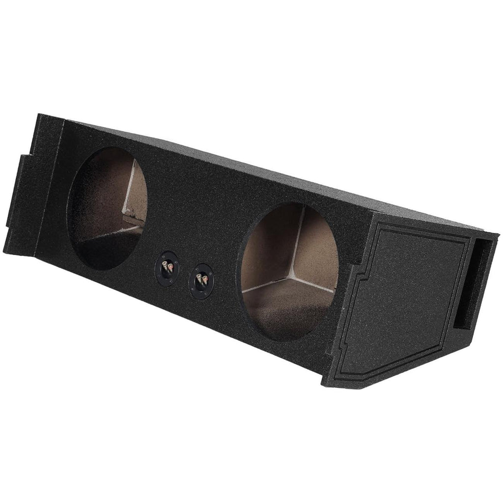 Q Power 2 Hole 12 Inch Car Audio Vented Subwoofer Enclosure for Third Row of SUV