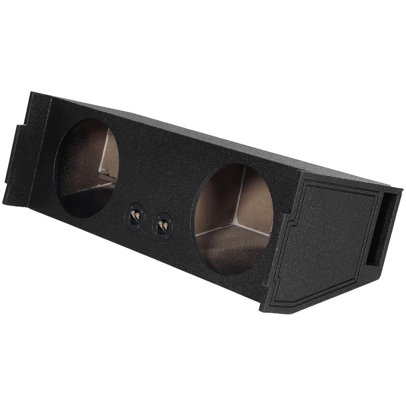 Q Power 2 Hole 12 Inch Car Audio Vented Subwoofer Enclosure for Third Row of SUV