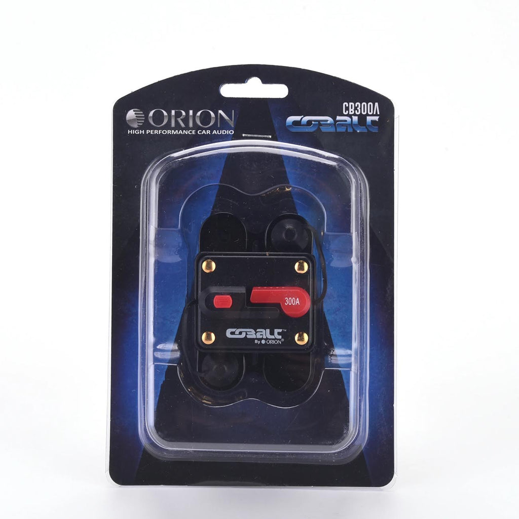 Orion Cobalt CB300A 300 Amp Circuit Breaker W/Manual Reset for Car, Marine, ATV, Trucks, RV, Motorcycle - Manual Power Protect for Audio Systems Fuse, Battery Thermal, 12V-24VDC (300A)