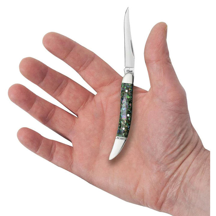 Case 12002 Abalone - Small Texas Toothpick (810096 SS)