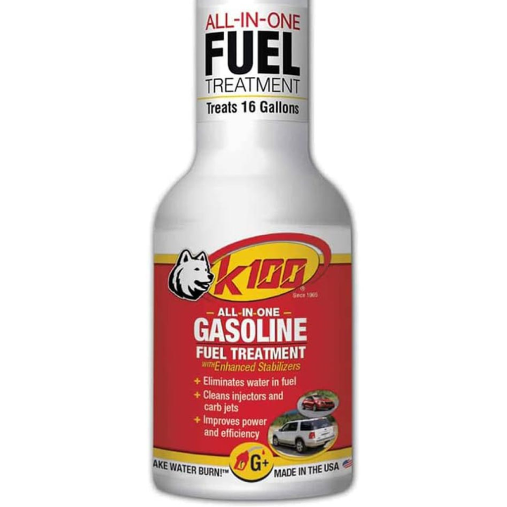 K-100 Gas Treatment W/Revitalizer Stabilizer/Octane Booster 8oz SKU:100 (K100-G)