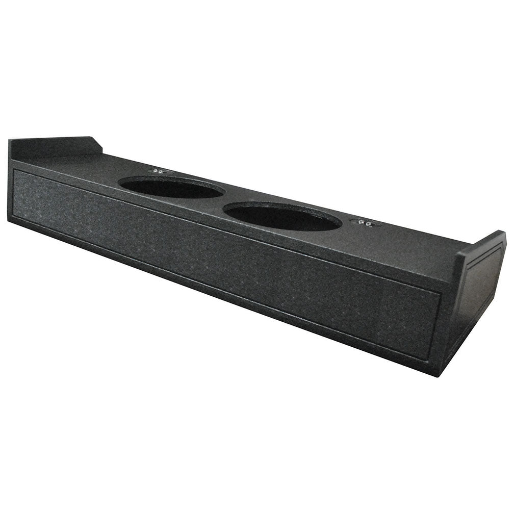Q Power 12" Downfire 2 Hole 2009-2016 F150 Super Crew Subwoofer Box Enclosure