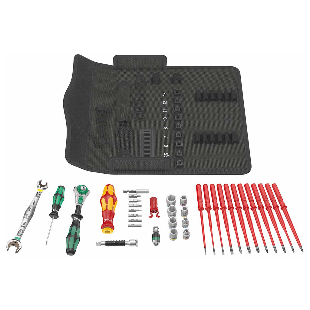 Wera 5135870001 Kraftform Kompakt W 2 Maintenance, 35 Pieces