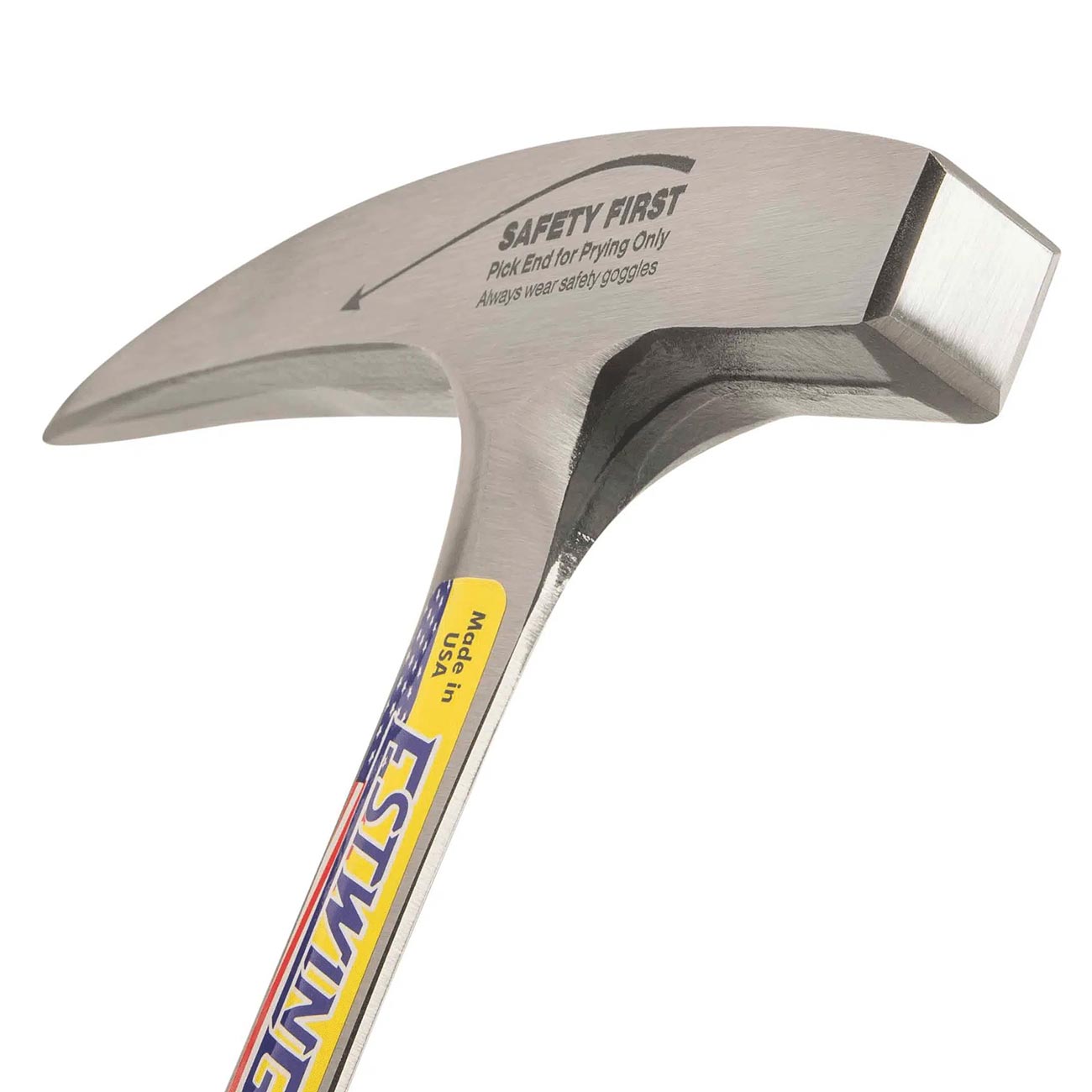 ESTWING Rock Pick - 22 oz Geology Hammer with Pointed Tip & Genuine Leather Grip - E30