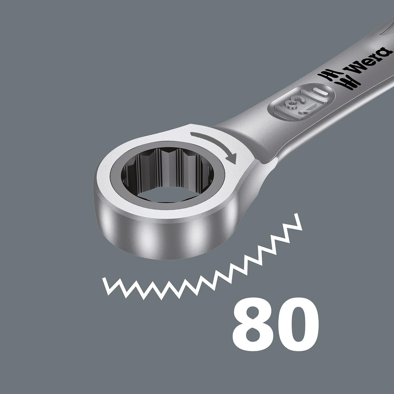 Wera - 5073283001 4013288167385 Ratcheting Combination Wrench Joker 1"/2x177mm, Multi