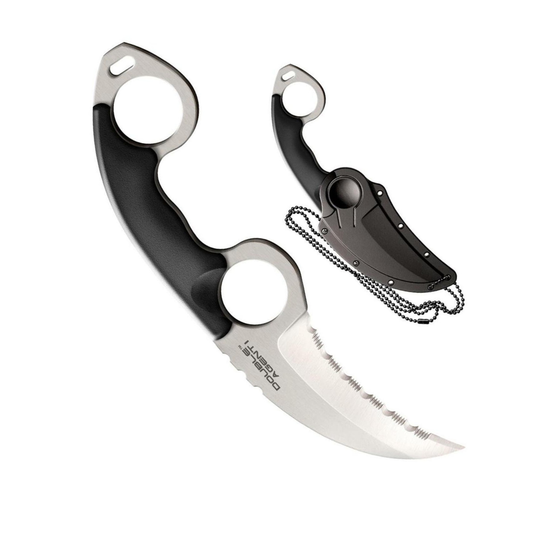 Cold Steel Double Agent I Neck Knife w/Grivory Handle (Serrated) 39FKS